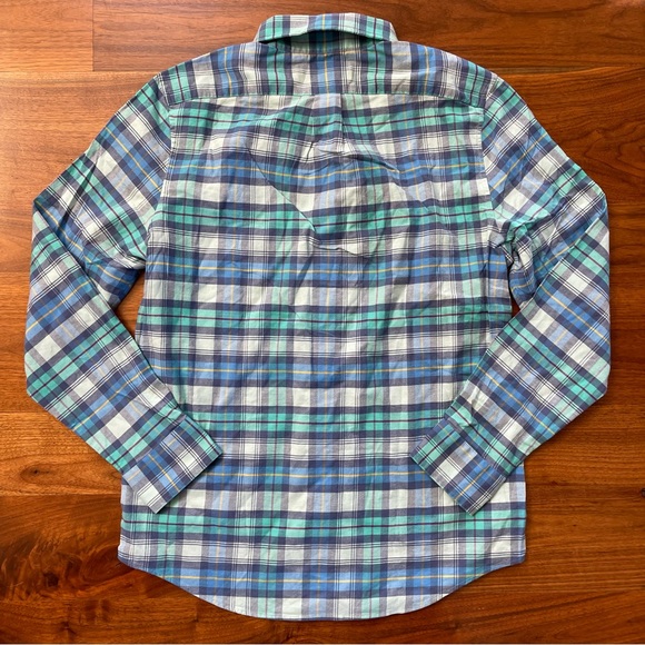 Vineyard Vines Men’s Slim Fit Flannel Whale Shirt Size Medium - Picture 2 of 6